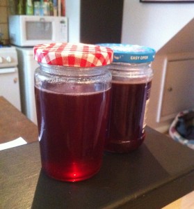 My hawthorn jellys come out rather well - just look at that colour!
